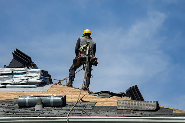Professional Roofing technician working in South Prairie, WA